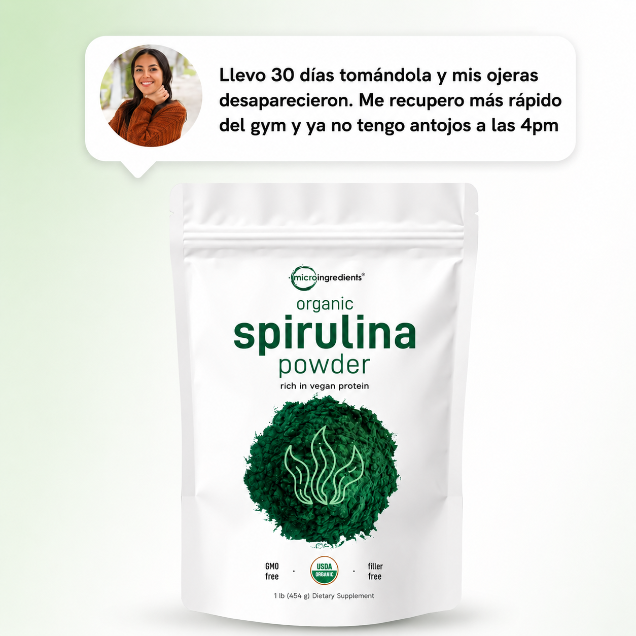 EL ALIMENTO CON MÁS PROTEÍNA DEL MUNDO — ESPIRULINA ORGÁNICA