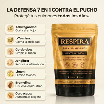 Respira - Gomitas Premium Anti-Smoking