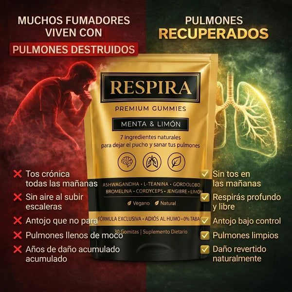 Respira - Gomitas Premium Anti-Smoking